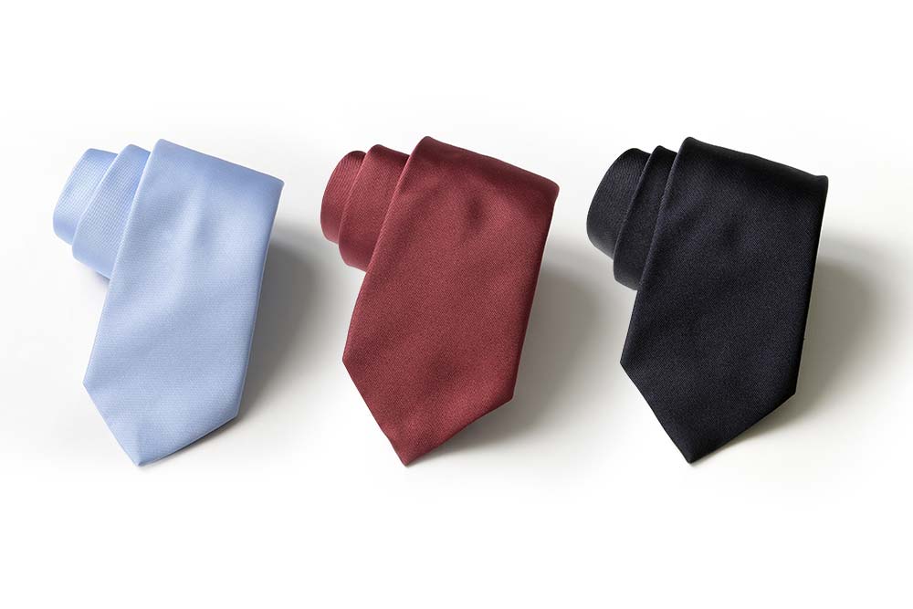 ALOFTT Solid Color Tie 2.36 inch 6 cm Hademade Neckties With Multiple Colors