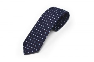Andrew's Ties - Cravatta Fondo blu azzurro jacquard disegno classico - blue light blue background classic design jacquard tie BA002