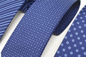 Andrew's Ties - cravatte jacquard sfondo blu chiaro - clear blue background jacquard ties - dettaglio - detail