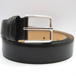 Leather belt dark brown - leather 100% - cm.3,5 - made in Italy - COD.CPN005