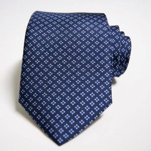 Twill ties - printed silk - classic designs - blue background - COD.N063 - 100% SILK - made in Italy