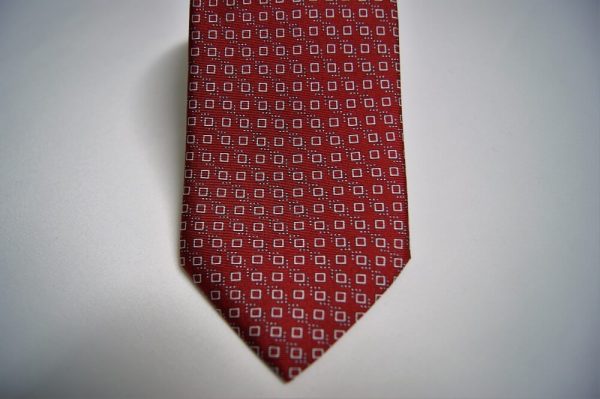 Twill ties printed classic designs bordeaux background silk 100% made in  Italy COD.N070