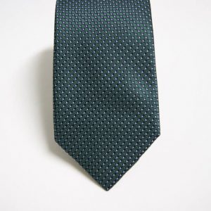 Cravatta – Jacquard cm.7 ¬– Fondo Verde – Disegno Classico - COD.ST012 – seta 100% - made in Italy 2