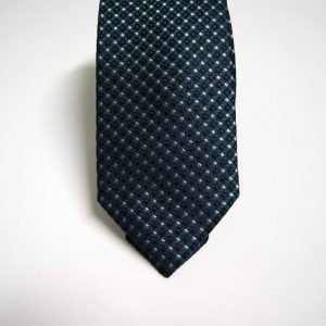 Cravatta – Jacquard cm.7 ¬– Fondo Verde – Disegno Classico - COD.ST014 – seta 100% - made in Italy 2