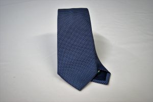 Cravatta Jacquard – cm.7 – blu azzurro – COD.ST002 – seta 100% - made in Italy