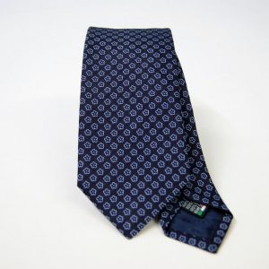Jacquard ties – cm.7 – blue light blue – COD.ST003 – 100% silk – made in Italy
