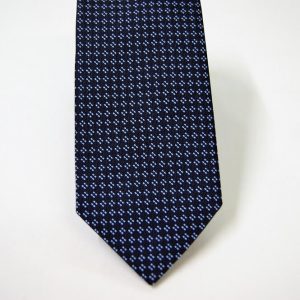 Cravatta Jacquard – cm.7 – blu azzurro – COD.ST004 – seta 100% - made in Italy 2