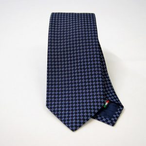 Cravatta Jacquard – cm.7 – blu azzurro – COD.ST004 – seta 100% - made in Italy