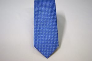 Cravatta Jacquard – cm.7 – azzurro bianco – COD.ST013 – seta 100% - made in Italy 2