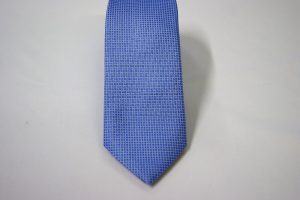 Cravatta Jacquard – cm.7 – azzurro bianco – COD.ST014 – seta 100% - made in Italy 2