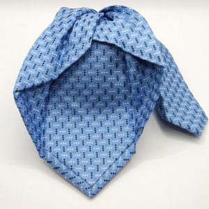 Jacquard - Sevenfold tie – light blue background – COD.7P006 - 100% silk - made in Italy 2
