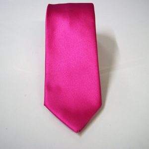 Cravatta - Jacquard – rosa – tinta unita raso - COD.N116 – seta 100% - made in Italy 2