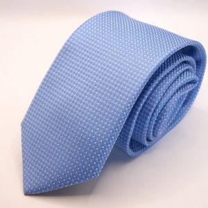 Cravatta-Extralunga-Azzurro-Disegno Micro-Made in Italy-Seta 100%-COD.CRX051
