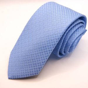 Cravatta-Extralunga-Azzurro-Disegno Micro-Made in Italy-Seta 100%-COD.CRX052