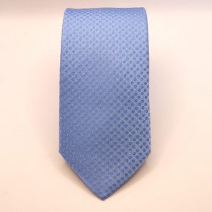 Cravatta-Extralunga-Azzurro-Disegno Micro-Made in Italy-Seta 100%-COD.CRX052 2
