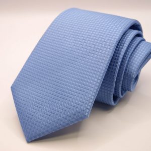 Jacquard ties - unicolor - Diamantino - Light Blue - Cod.201-SK - silk 100% - Made in Italy