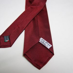 Jacquard Collection ties – Bordeaux background – COD.006-VN – 100% silk – made in Italy 2