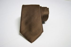Cravatta – Jacquard - Collection ¬– Fondo Marrone - COD.023-NC – seta 100% - made in Italy