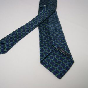 Cravatta – Settepieghe - Twill ¬– Fondo Blu – Disegno classico - COD.T7P017 – seta 100% - made in Italy 2
