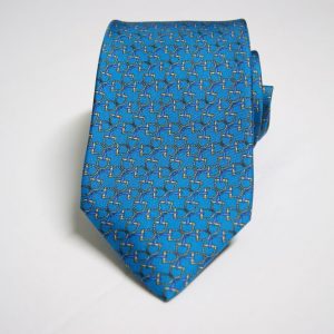 Cravatta – Settepieghe - Twill ¬– Fondo Verde – Disegno classico - COD.T7P024 – seta 100% - made in Italy