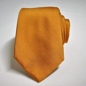 Jacquard ties - color story rust - Unicolor - COD.N134 - silk 100% - Made in Italy