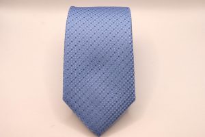 Cravatta – Jacquard ¬– Fondo Azzurro – Disegno Classico - COD.N129 – seta 100% - made in Italy 2
