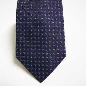 Cravatta – Jacquard ¬– Disegno classico – Blu/Azzurro - COD.N151 – seta 100% - made in Italy 2