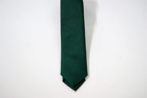 Jacquard ties cm.4,5 – green – unicolor - COD.N5012 - 100% silk - made in Italy 2