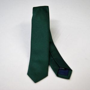 Cravatta – Jacquard cm.4,5 ¬– Verde – Tinta Unita - COD.N5012 – seta 100% - made in Italy