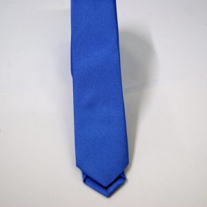 Cravatta – Jacquard cm.4,5 ¬– Azzurro – Tinta Unita - COD.N5011 – seta 100% - made in Italy 2