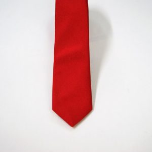Cravatta – Jacquard cm.4,5 ¬– Rosso – Tinta Unita - COD.N5003 – seta 100% - made in Italy 2