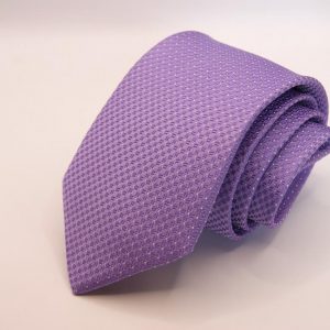 Jacquard Ties – Liliac Background – Classic Design - COD.N162 – 100% silk – made in Italy