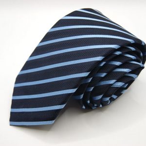 Extra-Long-Ties-Blue Light Blue-Stripe-Design-Made in Italy-Silk 100%-COD.CRX003