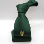 Cravatta Jacquard Sottonodo fondo Verde seta 100% COD.SN006