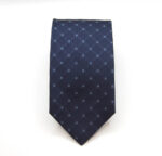 Extra Long ties Blue Light Blue 100% silk Made in Italy COD.CRX001 - Image 2