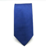 Extra Long ties Unicolor Diamantino Clear Blue 100% silk Made in Italy COD.CXU001 - Image 2