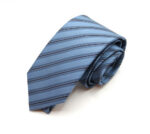 Cravatta Extralunga Azzurro seta 100% Made in Italy COD.CRX053