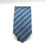 Extra Long ties Light Blue 100% silk Made in Italy COD.CRX053 - Image 2