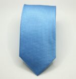 Extra Long ties Unicolor Diamantino Light Blue 100% silk Made in Italy COD.CXU002 - Image 2