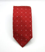 Extra Long ties Red 100% silk Made in Italy COD.CRX035 - Image 2
