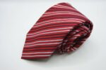 Cravatta Extralunga Rosso seta 100% Made in Italy COD.CRX031