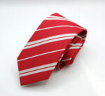 Extra Long ties Red 100% silk Made in Italy COD.CRX032