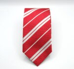 Extra Long ties Red 100% silk Made in Italy COD.CRX032 - Image 2