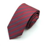 Extra Long ties Red 100% silk Made in Italy COD.CRX033