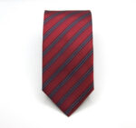 Extra Long ties Red 100% silk Made in Italy COD.CRX033 - Image 2