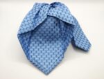 Jacquard Sevenfold ties Light Blue background 100% silk COD.7P006 - Image 2