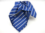 Jacquard Sevenfold ties Electric Blue background 100% silk COD.7P010 - Image 2