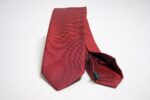 Jacquard Sevenfold ties Red background 100% silk COD.7P017