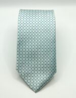 Jacquard Ties Classic Design Green Tiffany 100% silk COD.N131 - Image 2