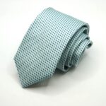 Jacquard Ties Classic Design Green Tiffany 100% silk COD.N133